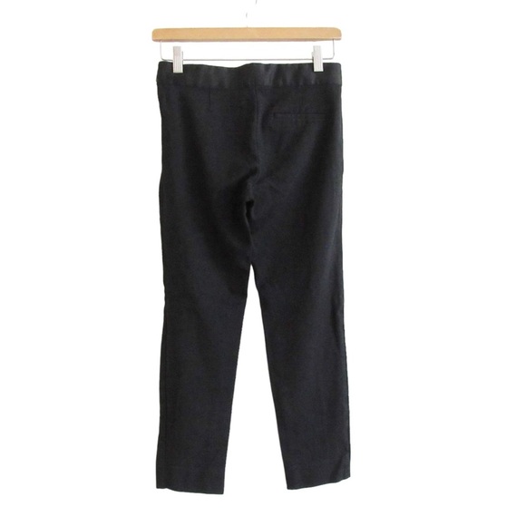 Everlane Black Side Zip Pants Size 2 Straight Leg Classic Office Career Cropped - Picture 2 of 11